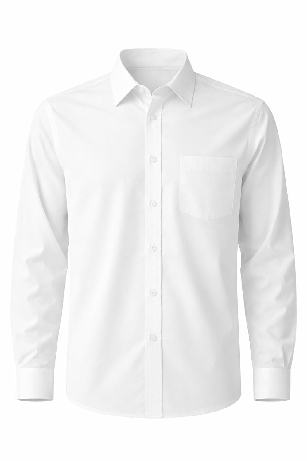 Premium White Linen Shirt Breathable Cotton Linen Blend Summer Plain Solid Casual Formal Beach Wear Lightweight Regular Fit Button Down Mens White Shirt